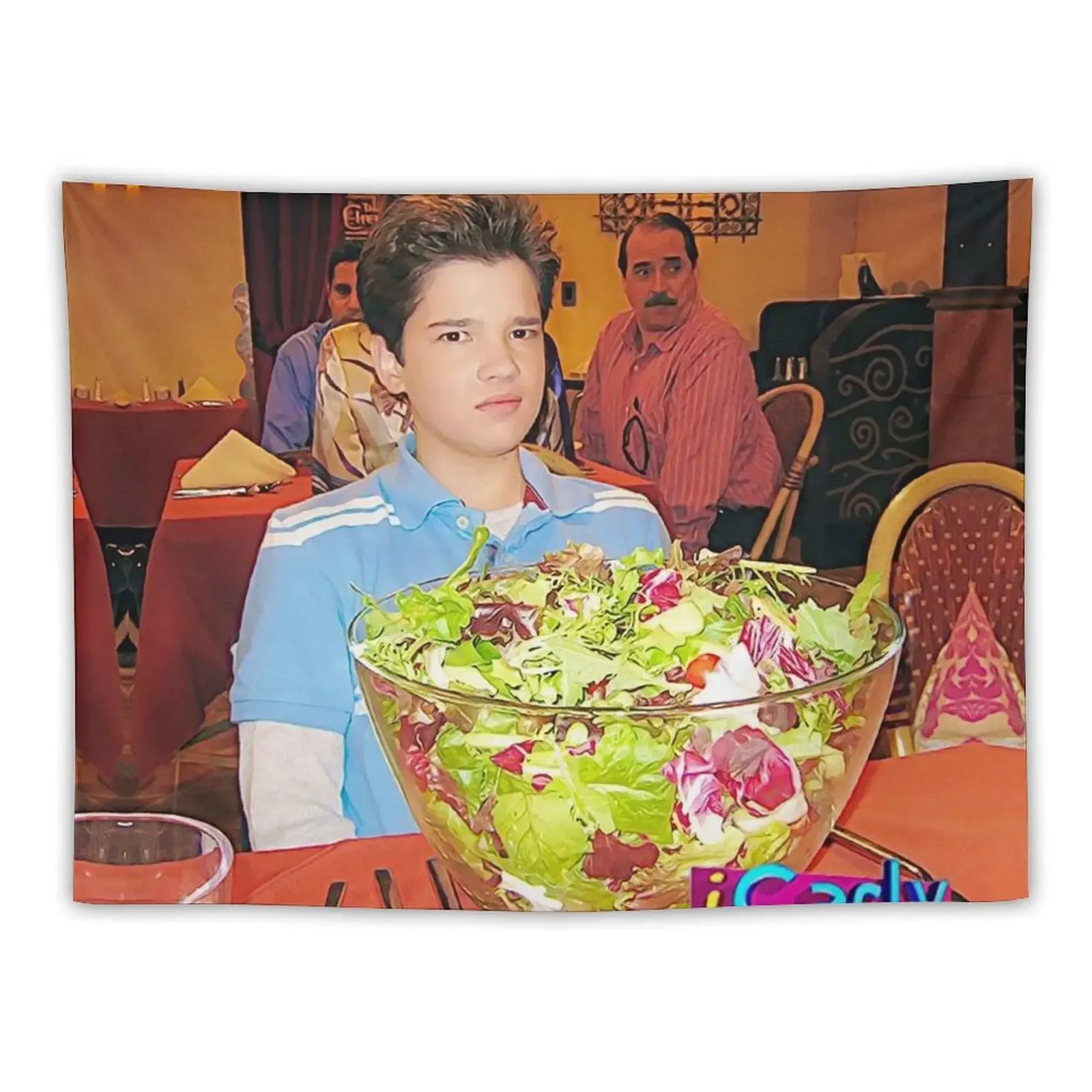 funny feddie salad Tapestry Wall Mural Wall Hanging Tapestry