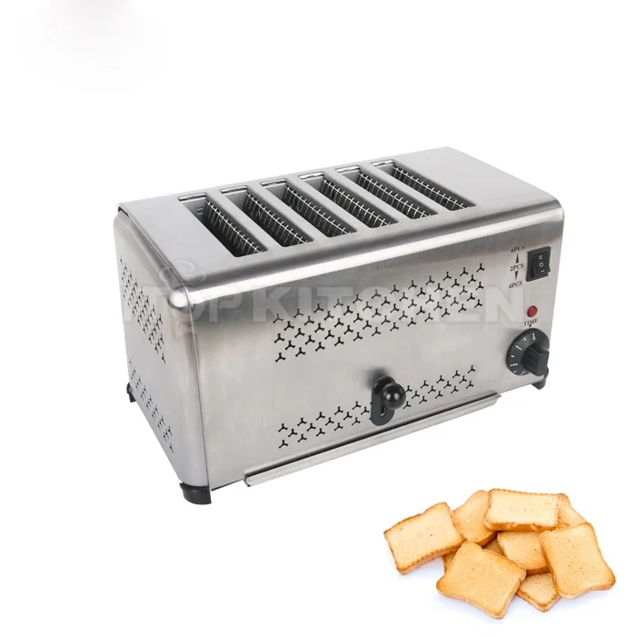 

Stainless Steel 6 Slice Toaster Cordless Toaster