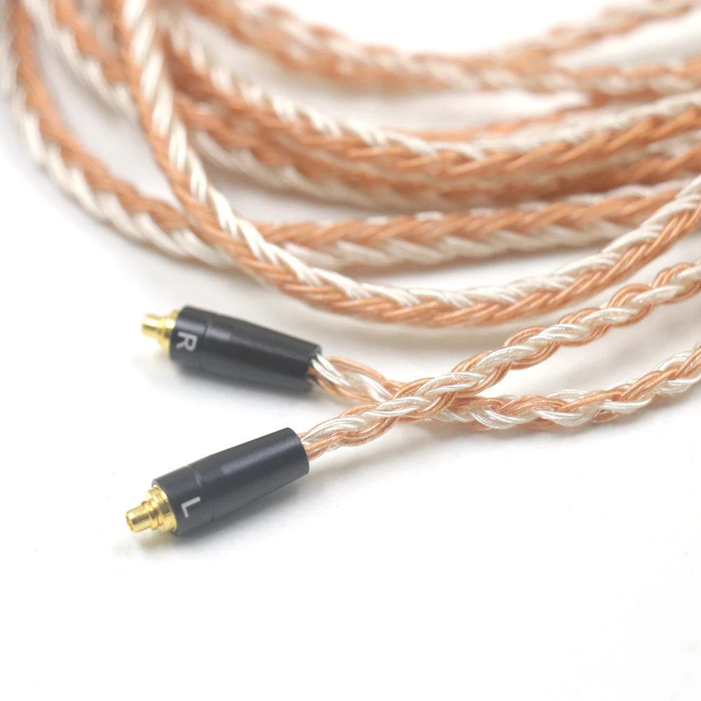 16 Core OCC Copper Silver Mixed Headphone Earphone Cable For AKG N5005 N30 N40