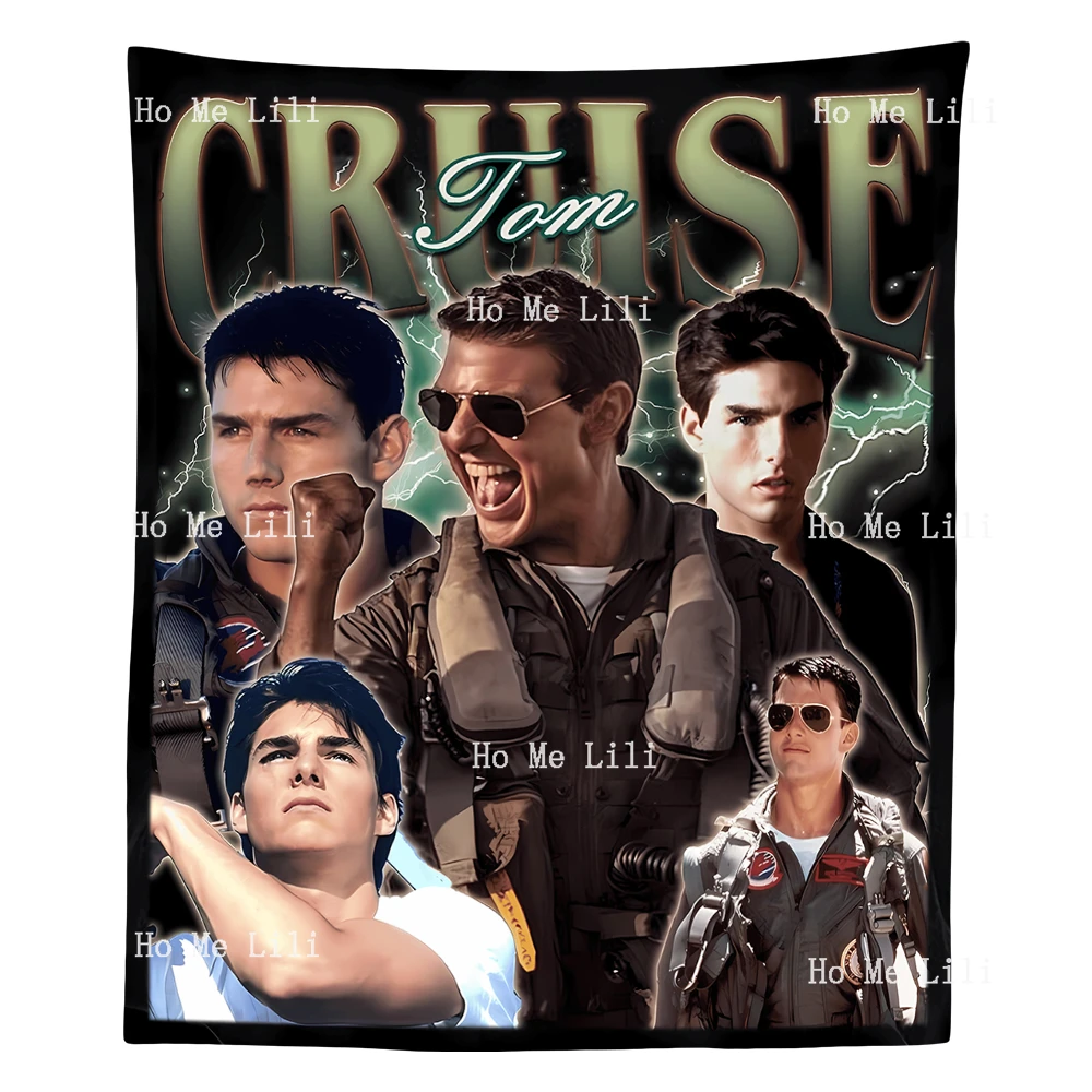 Retro Tom Cruise Meme Homage Graph Tapestry Wall Hanging For Bedroom Livingroom Modern Design