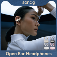 Sanag C16S Open Ear OWS Earphones Bluetooth 5.4 Wireless Headphones HiFi Sound Headset APP Control Choice Sports TWS Ear buds