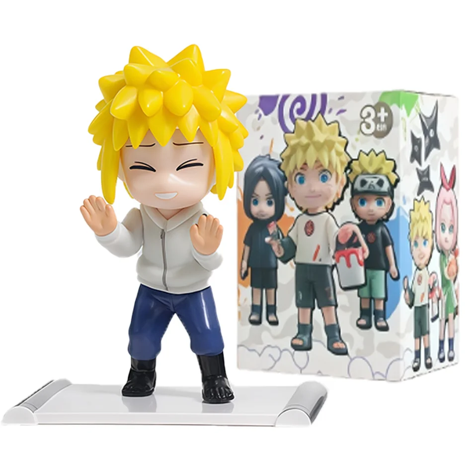 Blind Box Naruto Shippuden Kindheits-Serie Uzumaki Naruto Q-Version Überraschungsspielzeug Taschenanhänger Figuren Heimdekoration Schreibtisch-Deko – Detail 18