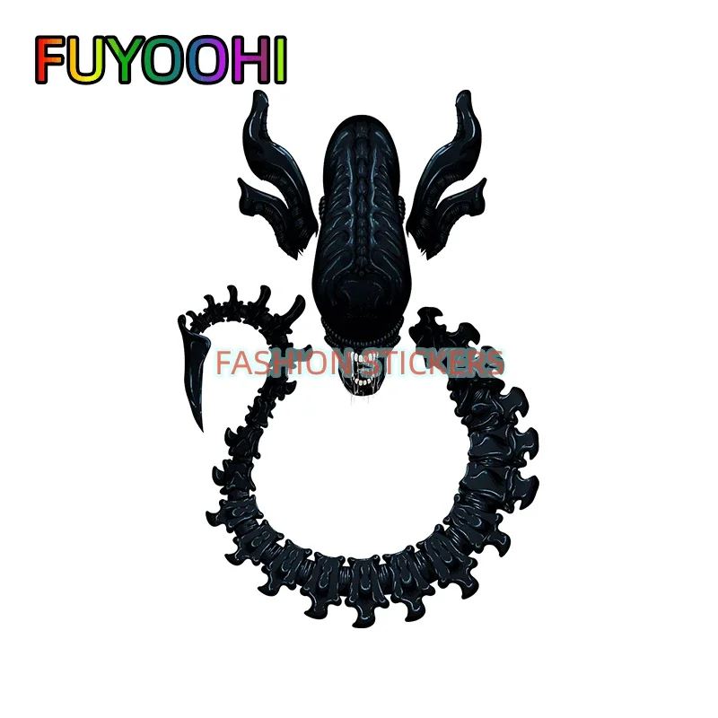 

FUYOOHI Car Decals Alien Cartoon Car Stickers Fashion Decal Funny Waterproof Creative Sticker for JDM SUV RV