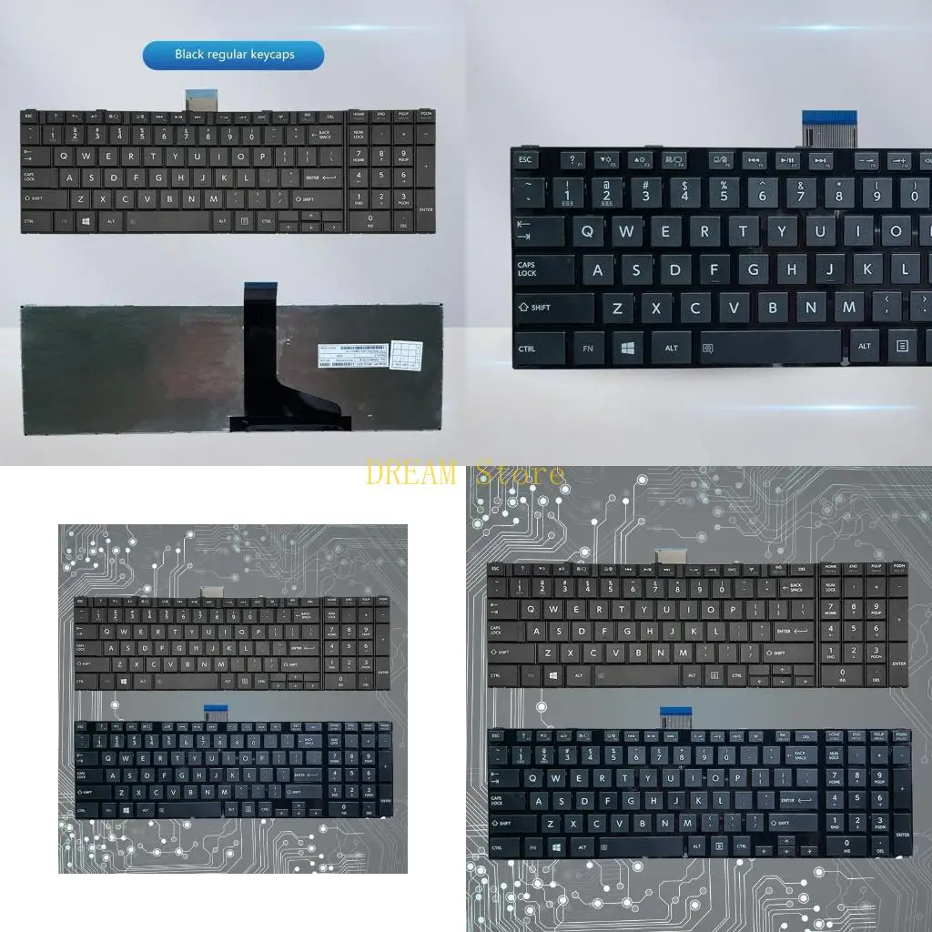 English Black Keyboard Accessories for C855 C855D L850 L850D L855 C870 C870D C875D Laptop Keyboard Best Sale