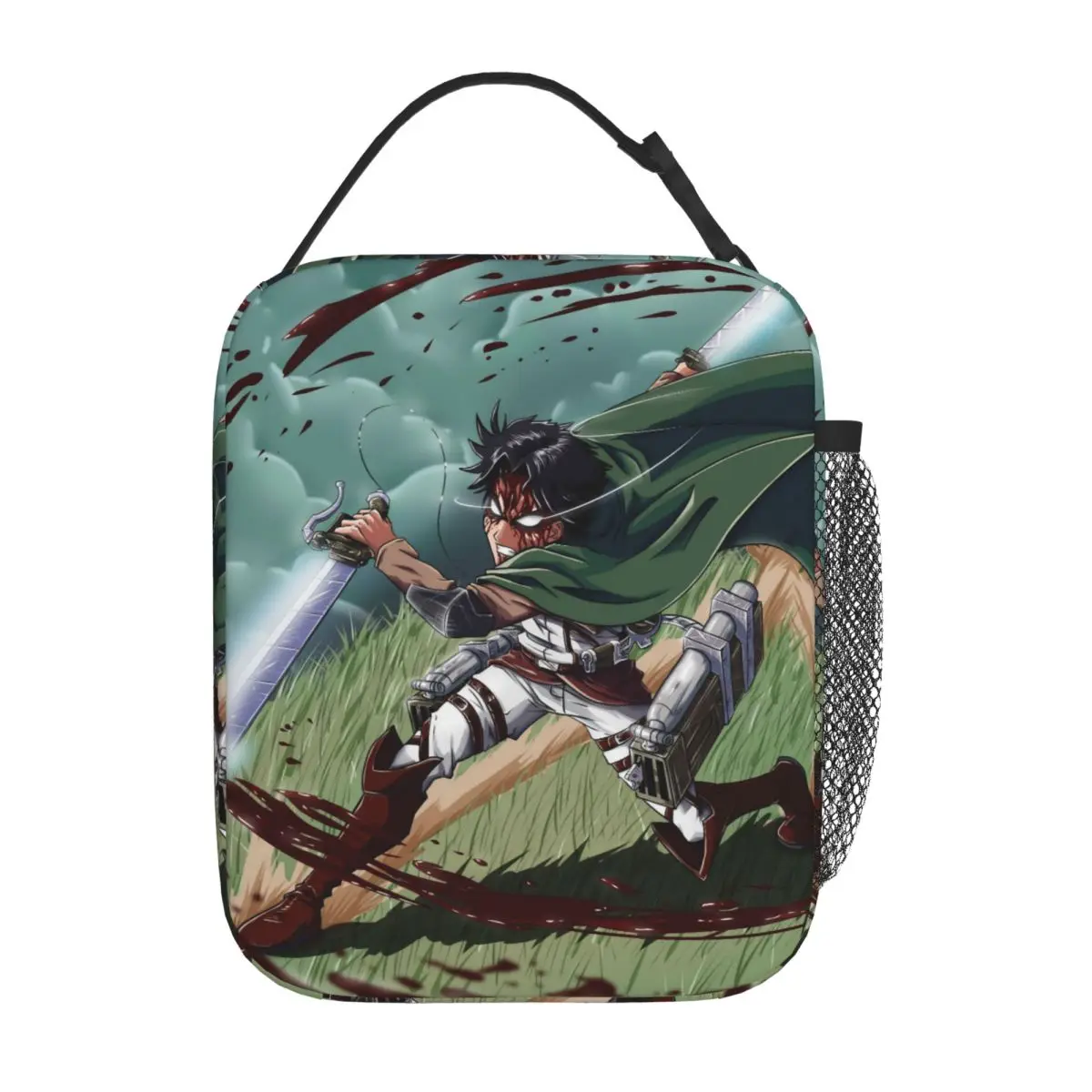 AOT Mang Levi Ackerman Insulated Lunch Bags Leakproof Lunch Container Cooler Bag Lunch Box Tote College Travel Men Women