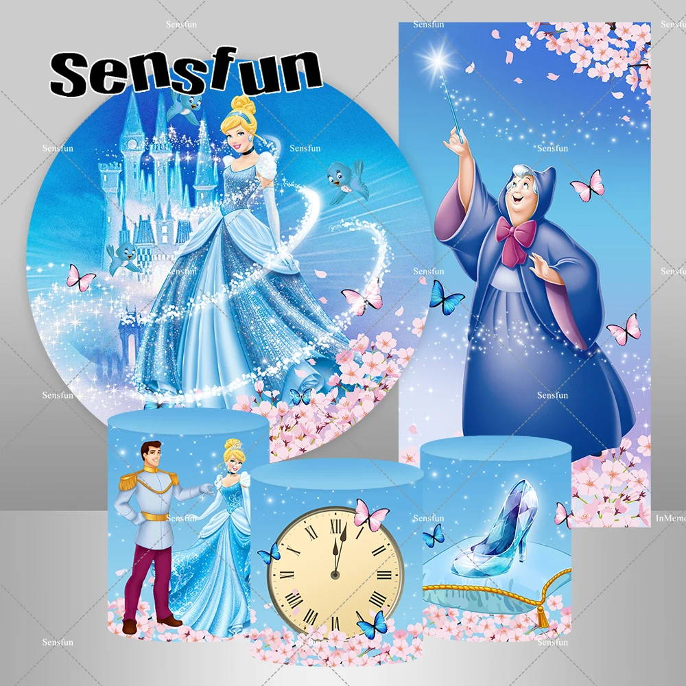 

Фотофон для девочек с изображением Золушки