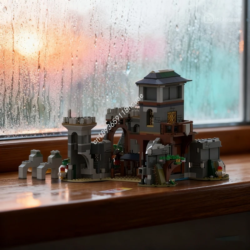 

728pcs MOC Tribute set Creator 3 1ed Model Building blocks Architecture toy DIY creative Education Christmas gift Brick Birthday