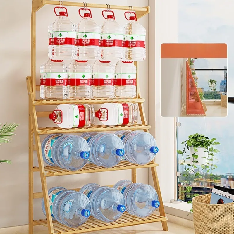 Tiered Flower Stand Folding Plant Rack Multi-layer Display Shelf Easy Floor Organizer for Succulents Potted Plants Home Balcony