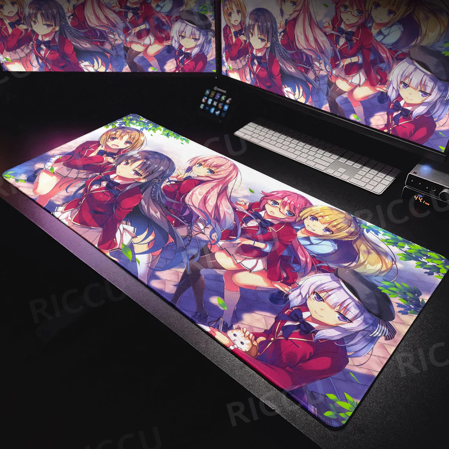 Locking Edge Extended E-sports Gamer Carpet Washable Pc Office Accessories Classroom Of The Elite Ayanokōji Kiyotaka Deskmat XXL
