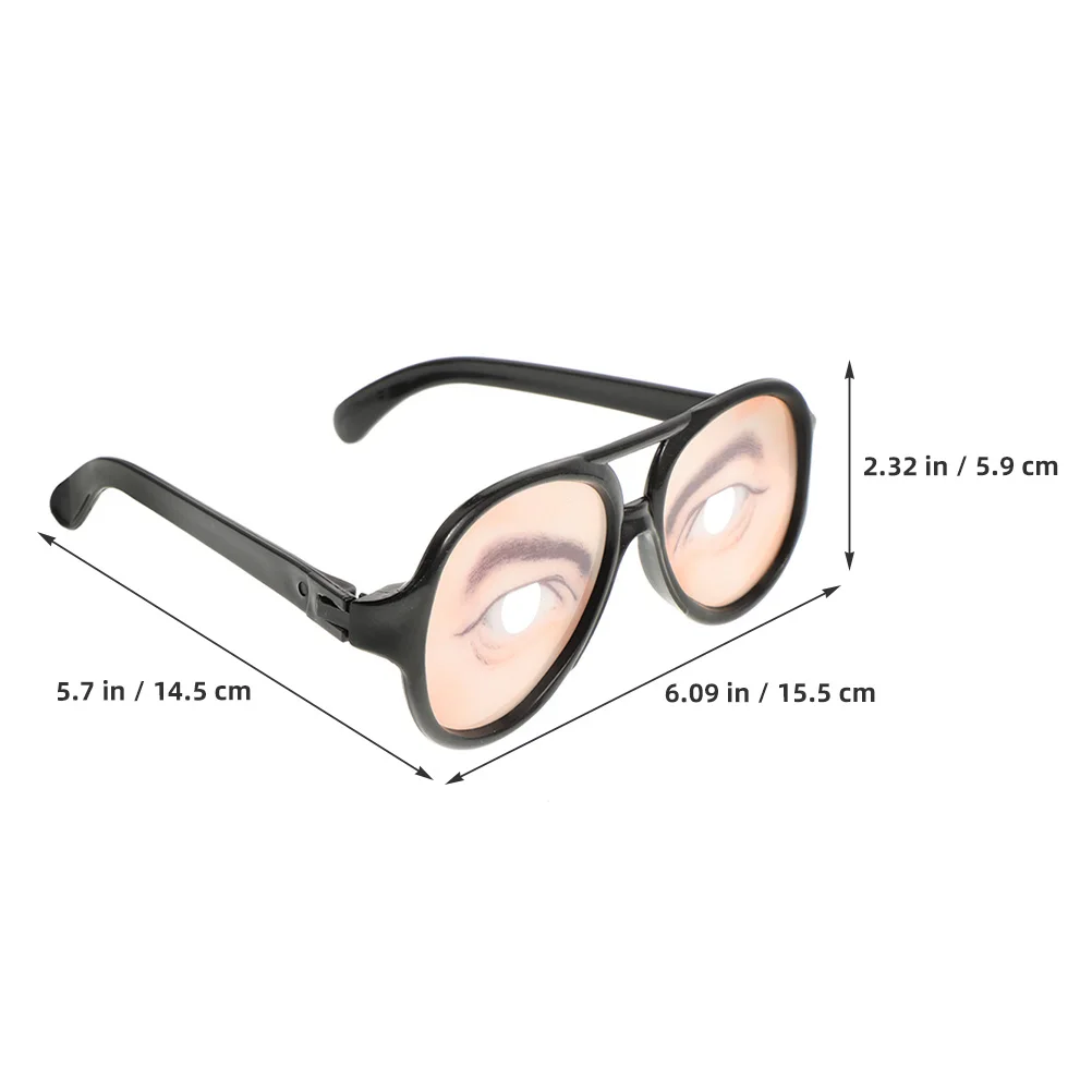 10개 할로윈 장난 안경 재미있는 안경 장난 파티 기념품 액세서리 재미있는 할로윈 액세서리