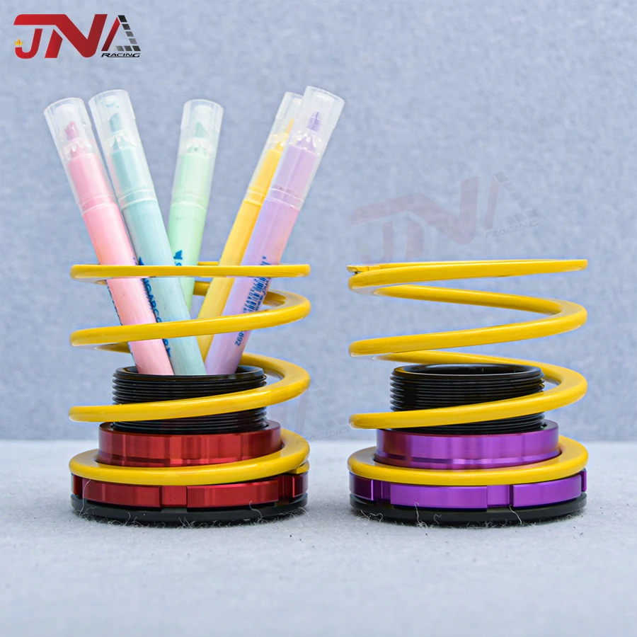 KW Style Shock Absorber Pen Holder Adjustable Spring Pen Holder Office Decoration Car Modification Surrounding Cultural