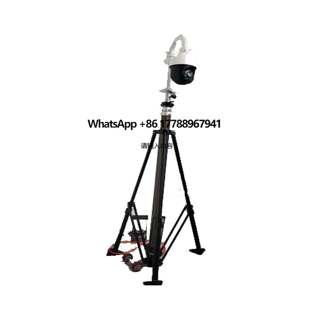 

New Design Carbon Fiber Telescopic Mast And Tripod With Great Price
