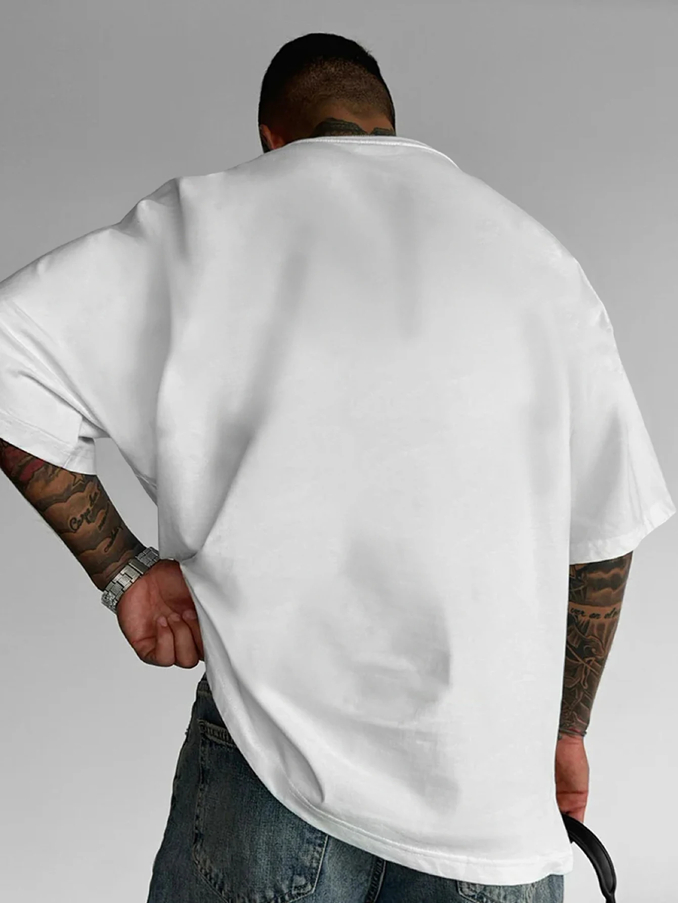 Men's Oversized Gothic Streetwear T-shirt Brand Hunting Glitter Black Lips Thorn Rose Blood Teeth Graphic Print Loose Fit Cotton