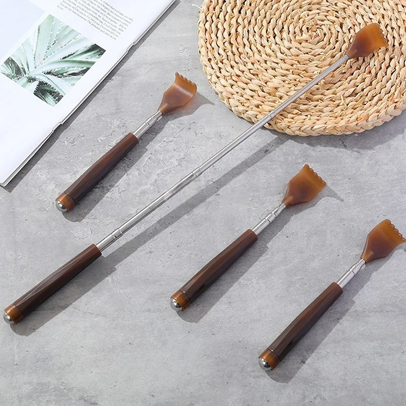 

1Pcs Extendable Magnetic Ball Hackle Back Scratcher With Magnet Telescopic Scratching Backscratcher Massager Back Scraper