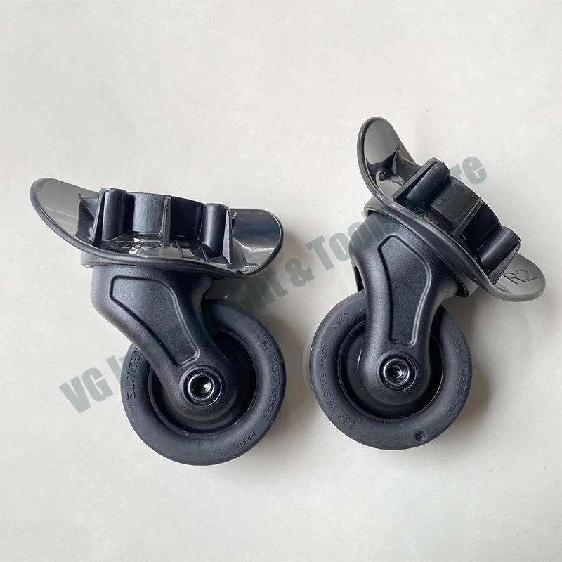 SJTOBOL T28-2 Wheel Housing Swivel Casters, replacement repair pulley parts for trolley luggage and travel suitcases