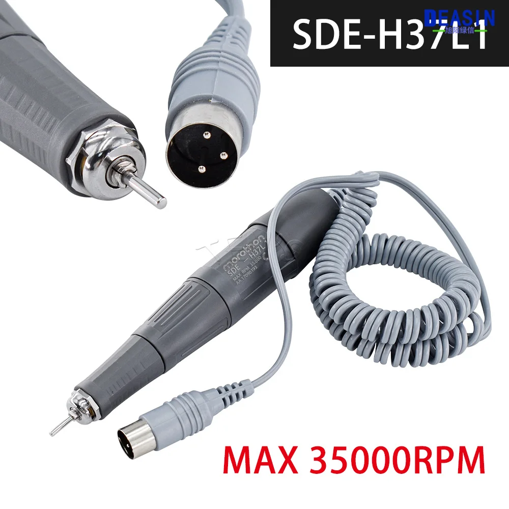 Drill Pen H37L1 35000RPM Handpiece For Marathon STRONG 210 control box Electric Manicure machine Nails Drill handle Nail Tool