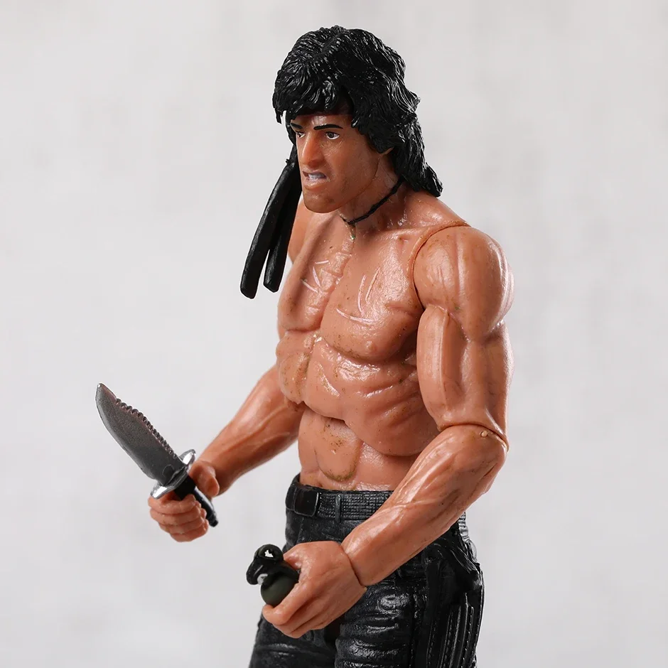 NECA Force Of Freedom Ultimate Rambo Collectible Action Figure