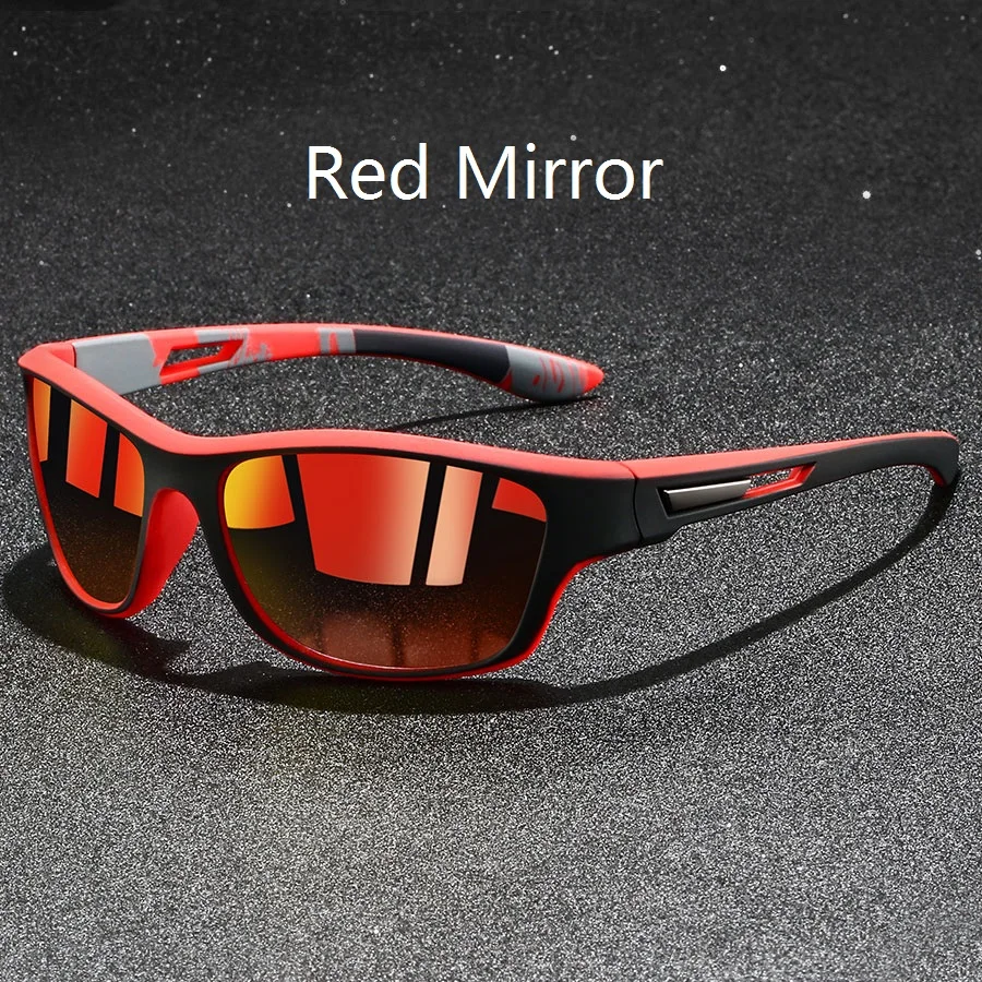 Modische Vintage-Sonnenbrille für Radfahren, Angeln und Sport - Unisex-Sonnenbrille für Laufen, Radfahren und Bergsteigen – Detail 8