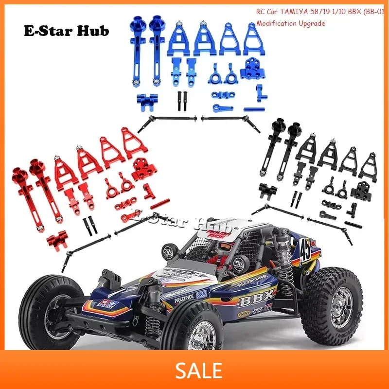 

RC Buggy Car Accessories Suspension Arms Steering Knuckle Metal Modification Accessory Kit Set for Tamiya 58719 BBX BB01 BB-01