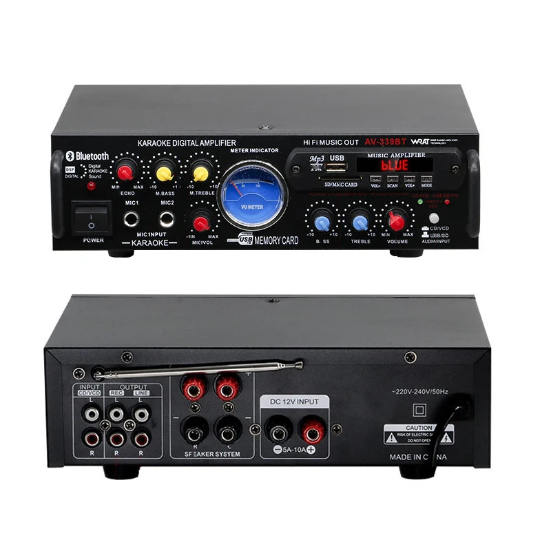 

Цифровые усилители Hi-Fi 12В/220В с Bluetooth, многоканальные усилители объемного звучания для дома и автомобиля, профессиональный усилитель для подключения к сети