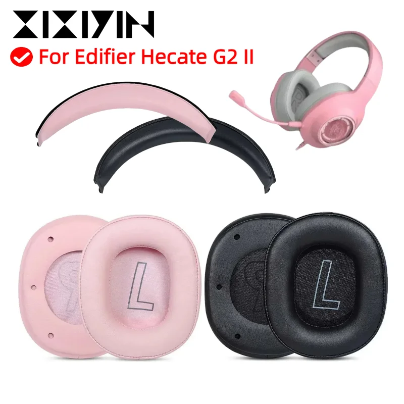 

Replacement Ear Pads or Headband for Edifier Hecate G2 II Headphones Ear Cushions, Headset Earpads, Ear Cups Earmuffs XIYIN
