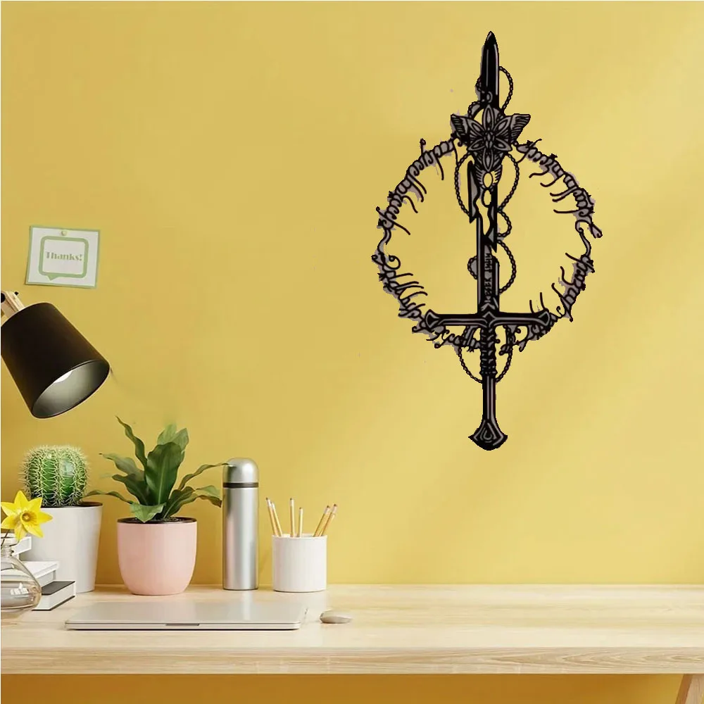 

Mysterious Movie-Themed Wall Decor: Middle-Earth Ring Power | Pledge & Spiritual Belief Accents