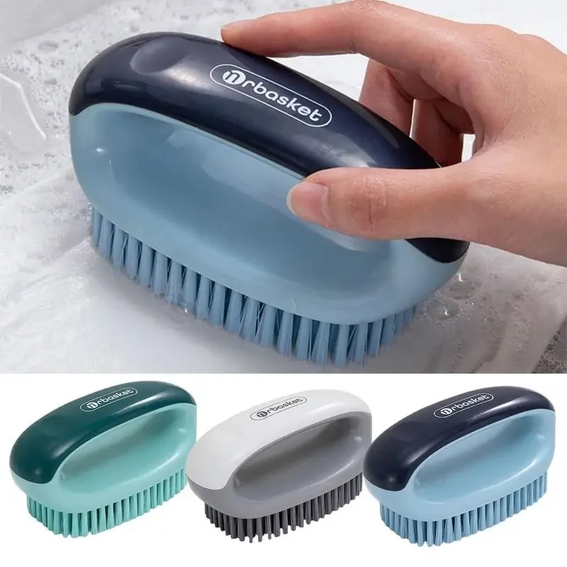 Shoe Cleaning Brush Laundry Scrub With Soft Bristle Anti-Slip Hangable Household Cleaning Brushes Tool Cleaning Supplies For