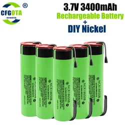 Nowy oryginalny 18650 NCR18650B 3.7V 3400mah 18650 bateria litowa do spawania akumulatorów niklowych