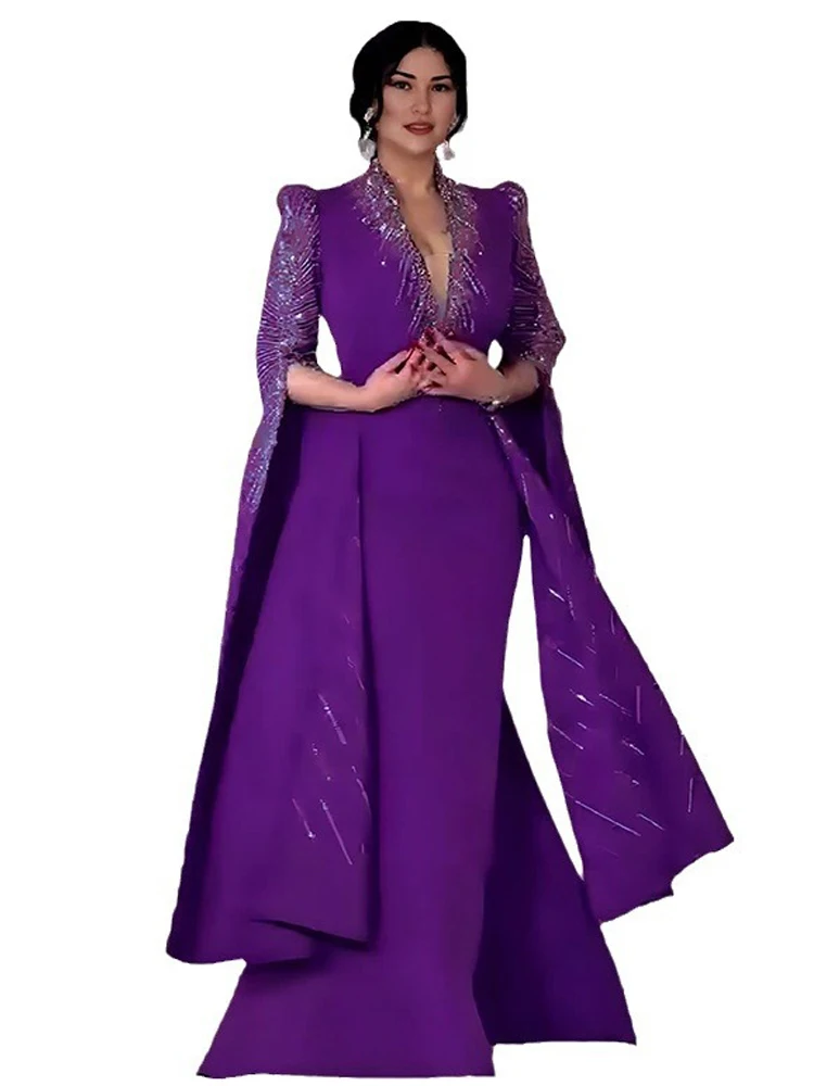 

Diamonds African Dresses Women Evening Party Dress Ankara Dashiki Africa Clothing Kaftan Vestidos Largos Marocain Wedding Gown