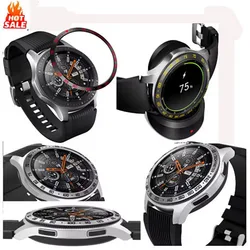 Stainless Steel smart watch Cover For Samsung Galaxy Watch 46MM/gear s3 frontier new Dial Bezel Ring Adhesive Cover Anti Scratch