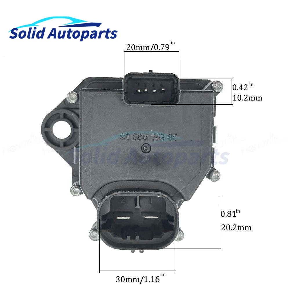 9649247680 Radiator Fan Blower Motor Resistance 9658508980 9673999880 For Peugeot Partner 107 206 307 Citroen C1 C4 Berlingo