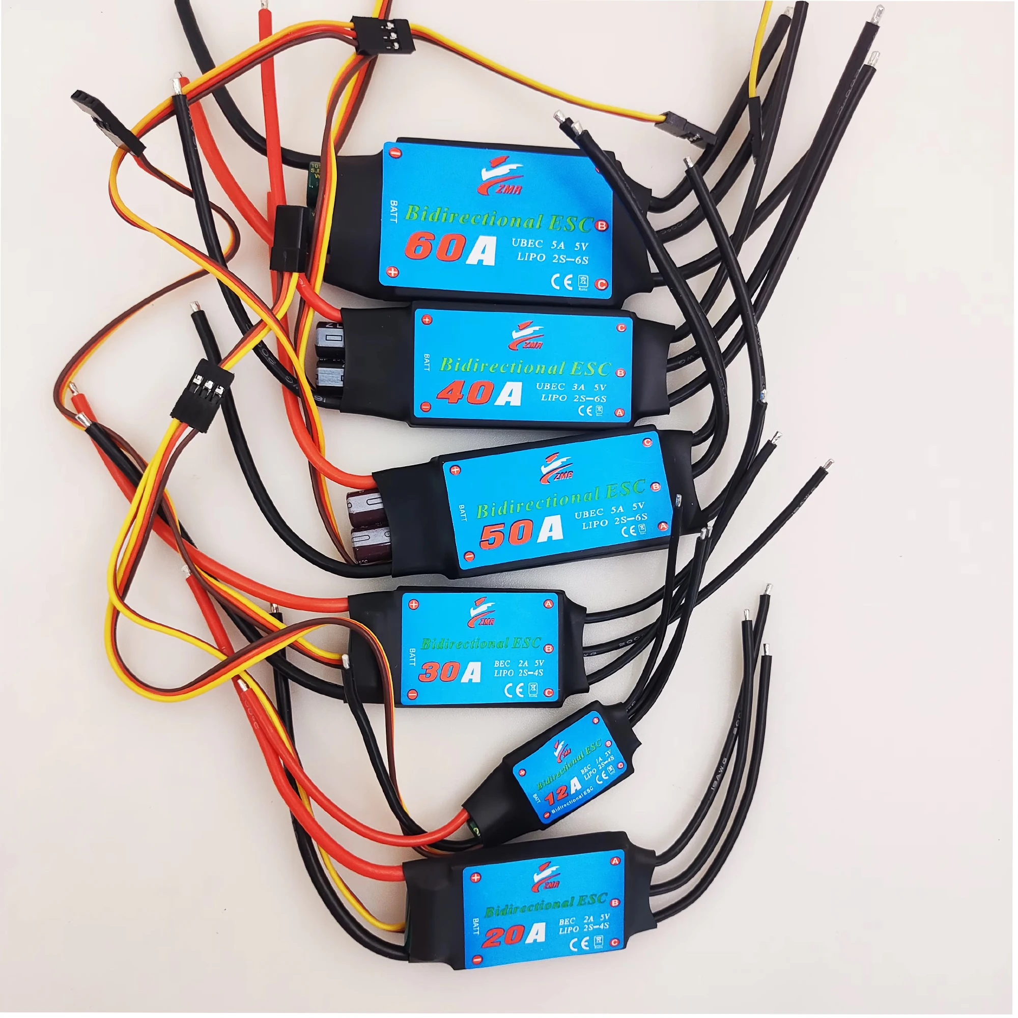 zmr-esc-20a-30a-40a-50a-60a-80a-sem-escova-em-dois-sentidos-com-funcao-de-freio-ubec-para-carros-rc-navios-de-barco-propulsores-subaquaticos