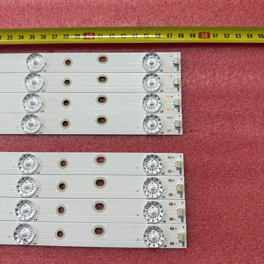 

8pcs/set LED backlight strip for AKAI 50" AKTV500 MS-L0967-L V2 V3 V4 R72-50D04-017-13 21MQ300D