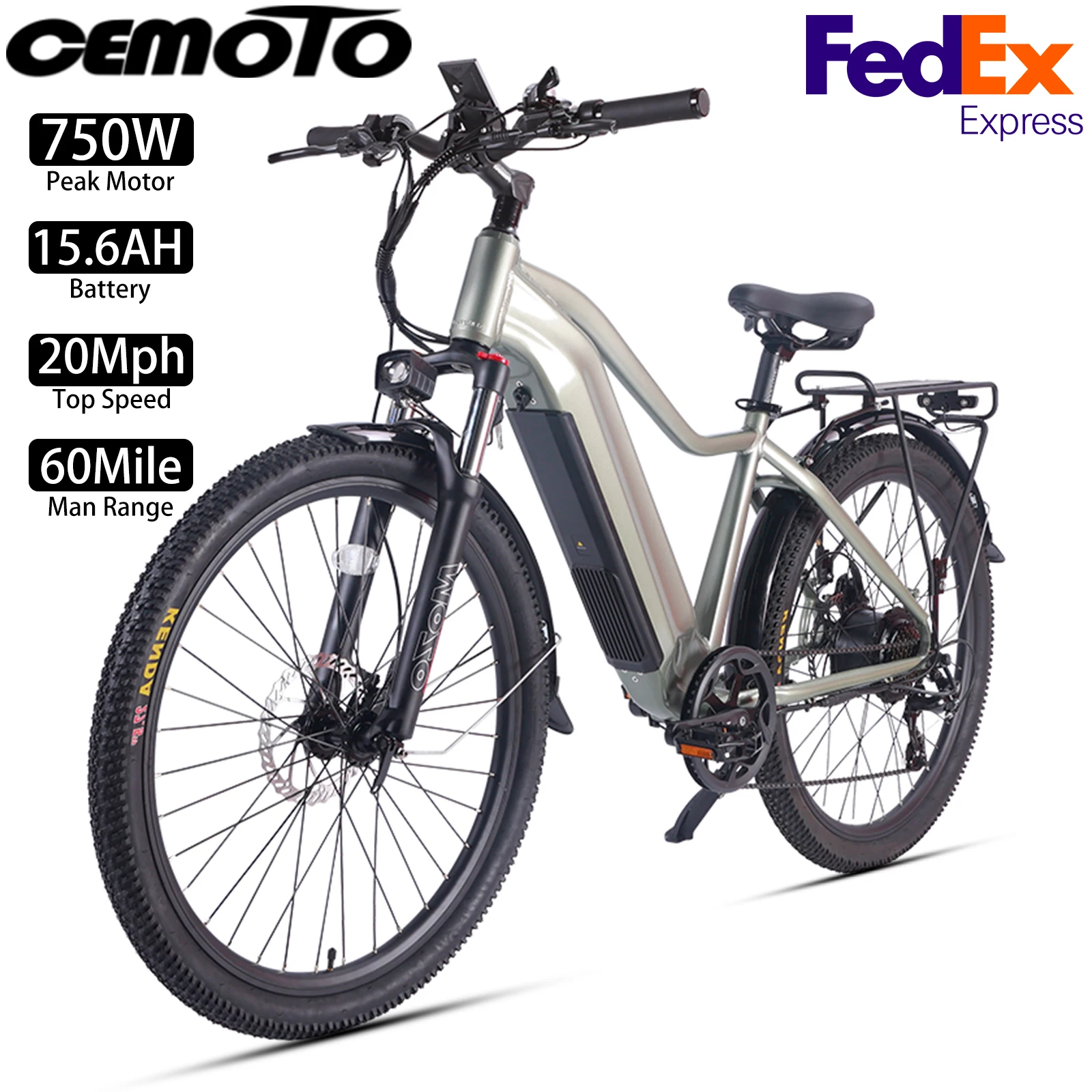 26" Electric Bike 7… - image