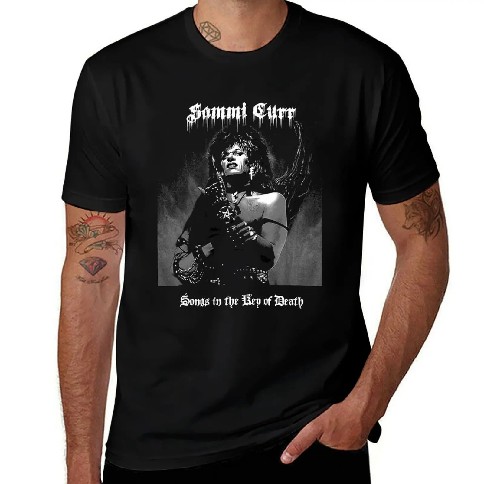 

Sammi Metal For Fans T-Shirt Louboutins hippie clothes blue lock man t shirt black t shirts for men