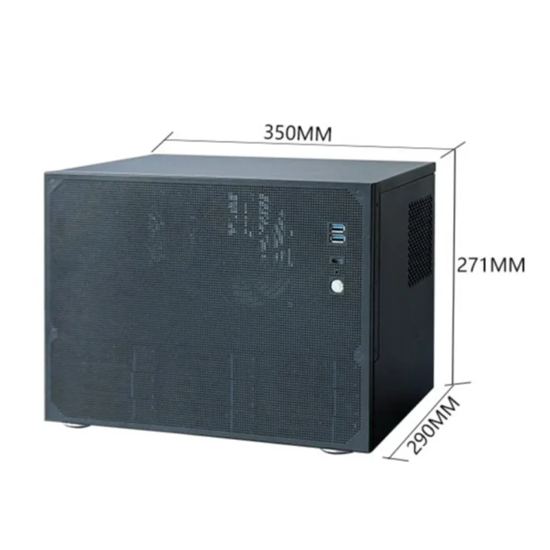 9-Bay Hot-Swap NAS Chassis JMCD9S2, 12Gb Backplane for SAS/SATA, Supports ATX PSU & MATX, Magnetic Dust Cover for Home Server