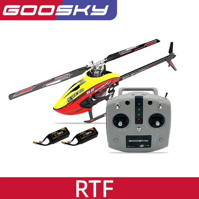 Goosky s2 rtf rcヘリコプター6ch3Dフライレス,デュアルブラシレスモーター,直送,rcヘリコプター,fw200ではない -  AliExpress