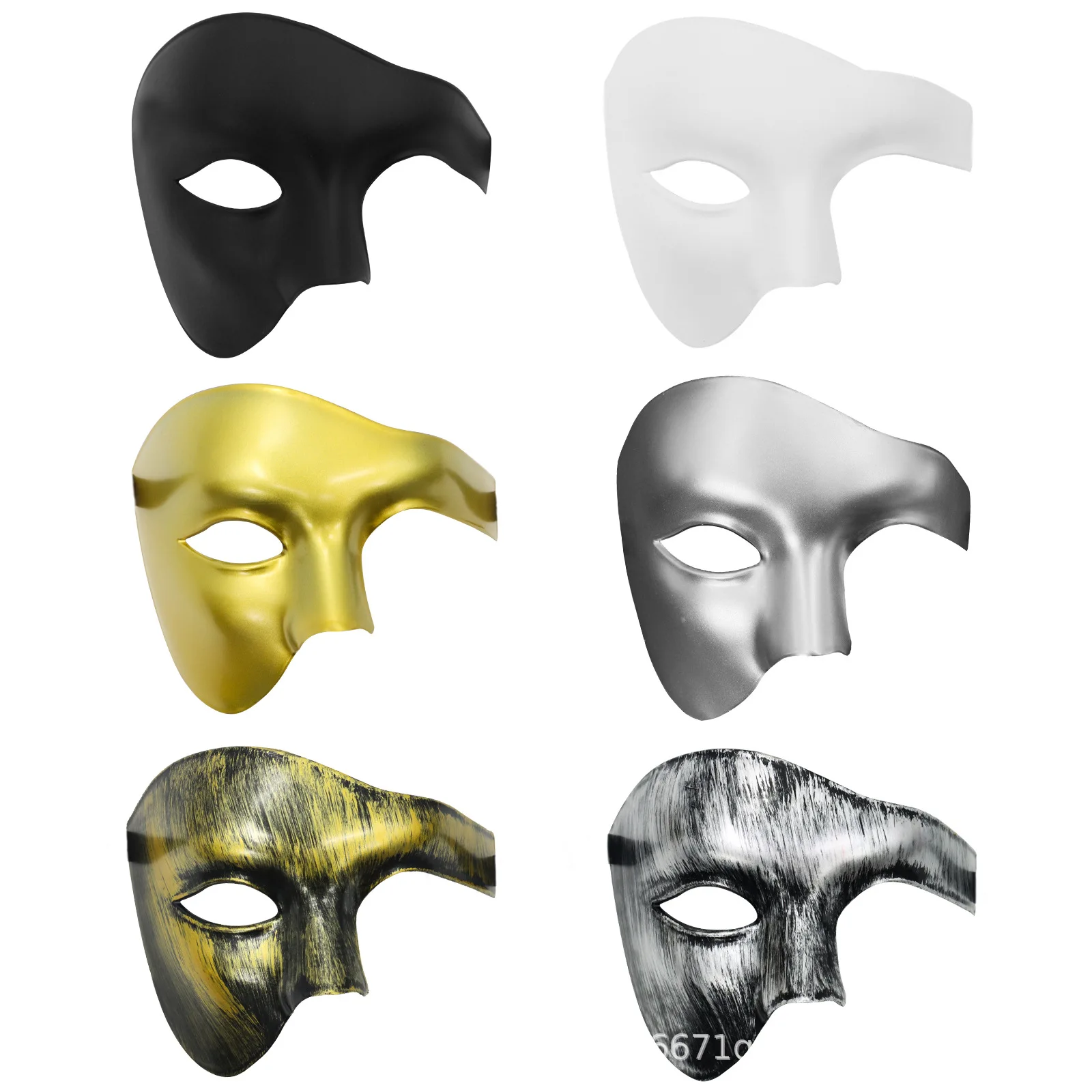 Halloween Carnival Italy Venice Roman Warrior Mask Egypt Ancient Greek Half Face Retro Mask Stage Accessory for Adult Men