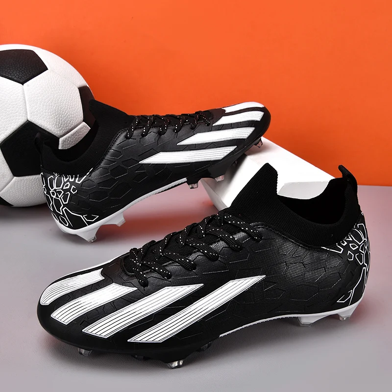 

New Men Football Boots Cleats Sport Sport Soccer Shoes Adult Non-Slip Outdoor Comfortable Boys Ultralight Training Match Grass