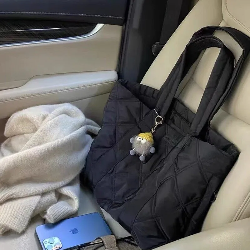 

Fall Winter New Sle Casual Versatile Lightweight down Jaet Women's Tote Bag for Commuting And Class Large Capaci