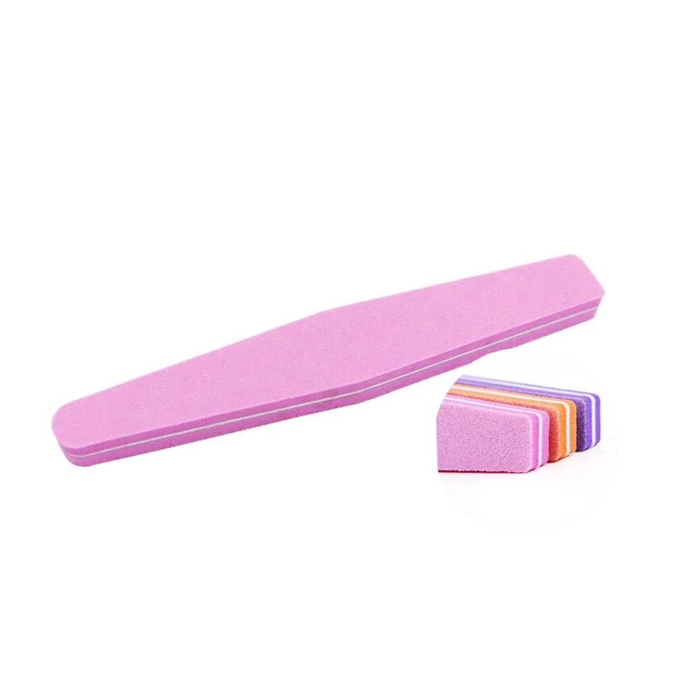 5Pcs Nail Buffing Files Sponge Nail Shiner Set for on Natural False Nails Easy to Use Manicure Tool Kit