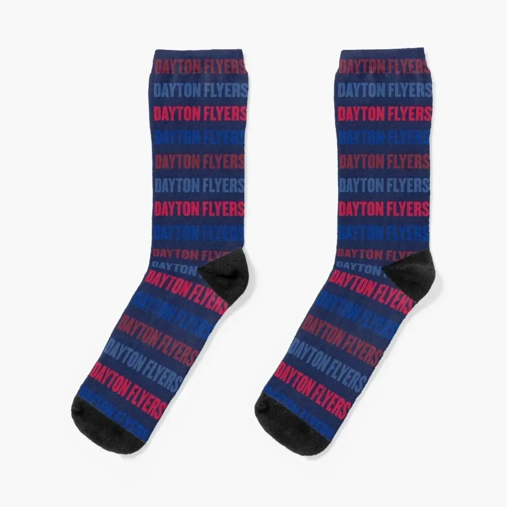 Dayton Flyers Pattern Socks cotton Stockings man Socks Men Women's