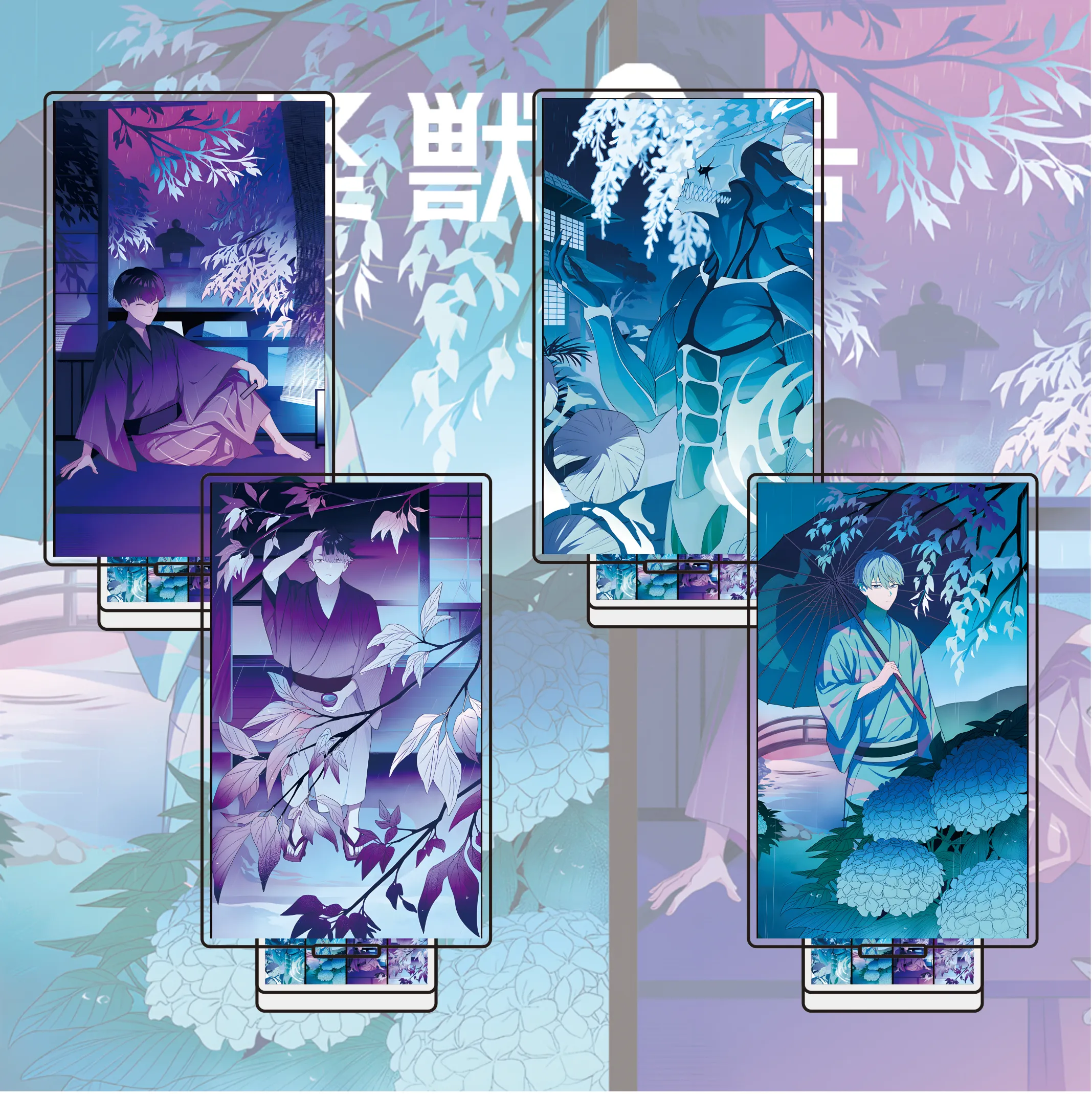 Kaiju No.8 24 Solar Terms Kyoto Anime Acrylic Stand Figure Desk Decor Collectible Gift for Fans Keychain