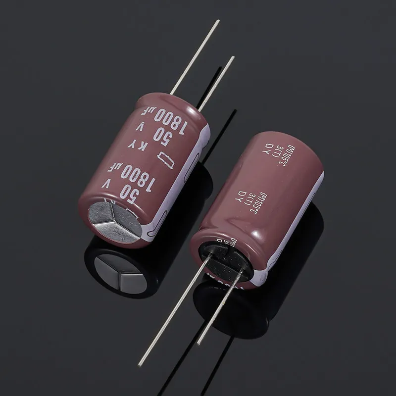 50pcs   Capacitor 50V 1800μF for Nippon Chemi-Con KY