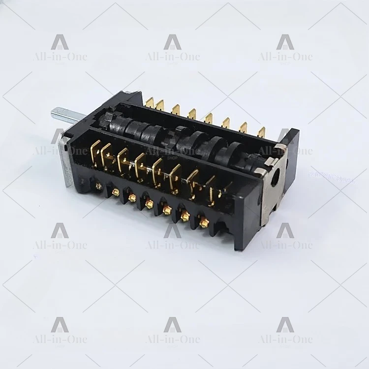 Oven Steamer Function Rotary Switch, 250V 16A 8+0 Position Multi-Function Selector