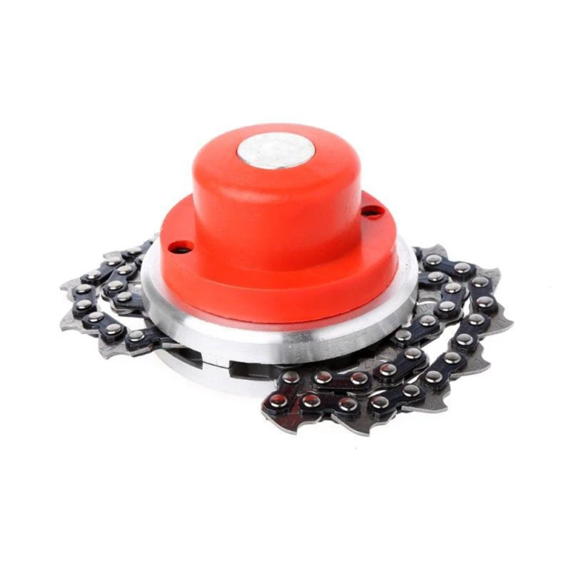 Universal Lawn Mower Chain Trimmer Head Chain Brushcutter for Trimmer Chain Type Blade Garden Grass Brush Cutter Chainsaw