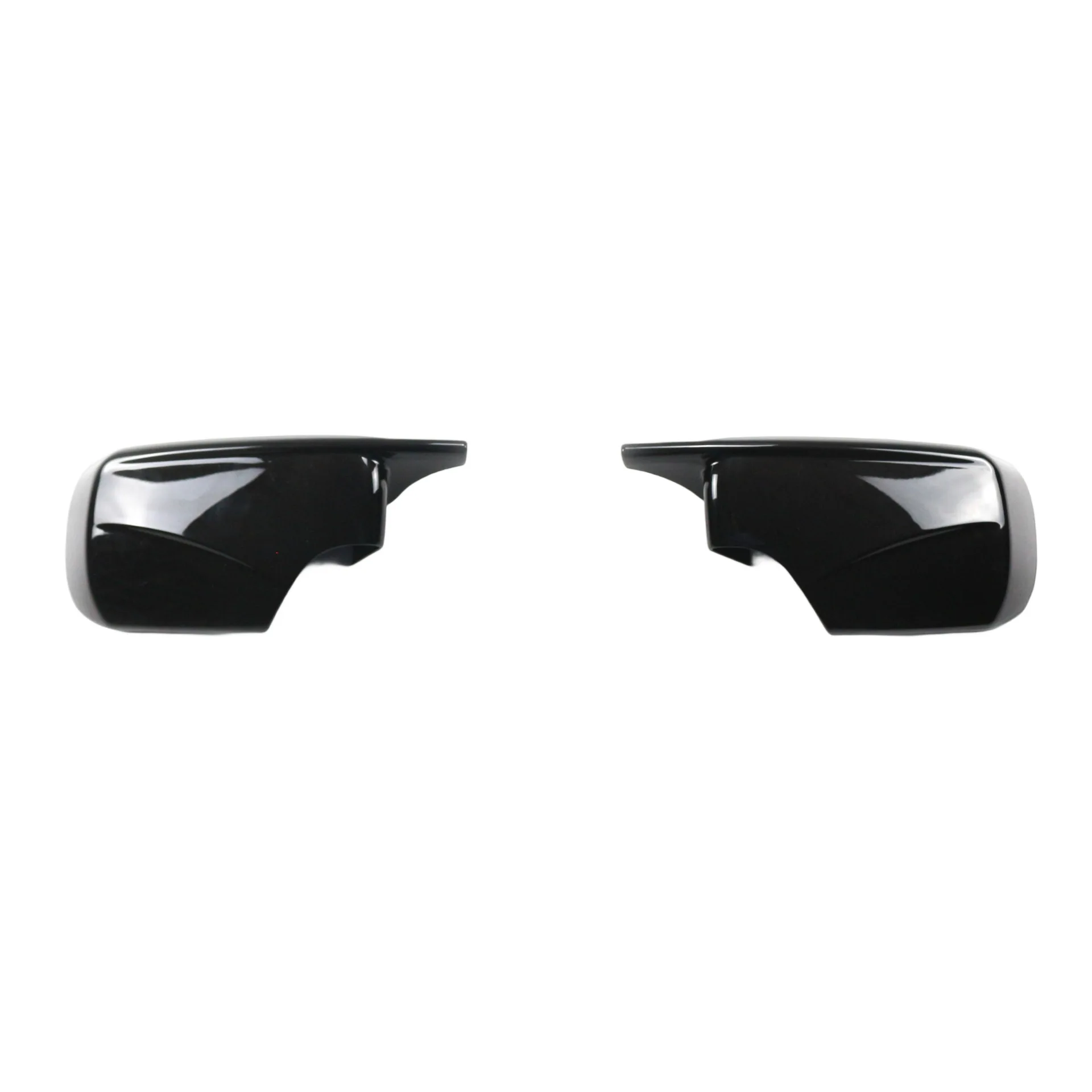 For BMW 3 Series 5 Series E46 E39 1998-2004 Left Right Side Rear View Mirror Cowl Cover Glossy Black Replacement Shell