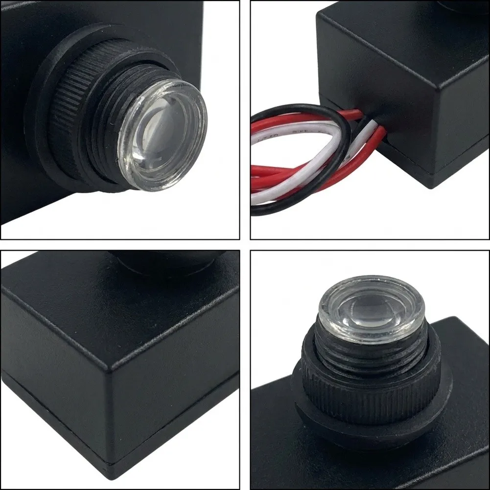 3 Pack Light Activated Control Switch for Outdoor Waterproof Lighting Systems Ambient Light Responsive 110V to 240V 50Hz to 60Hz