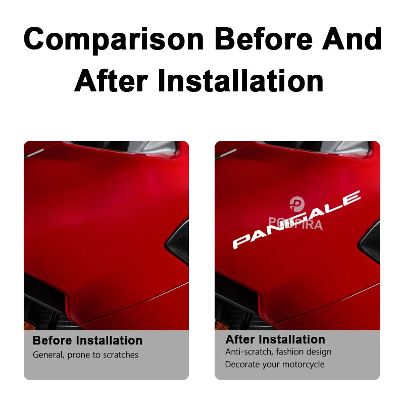 

as de motocicleta calcomanías impermeables para Ducati Panigale V4 V2 V4S 2025 accesorios 2018-2024 2023 pegatina de motocicleta