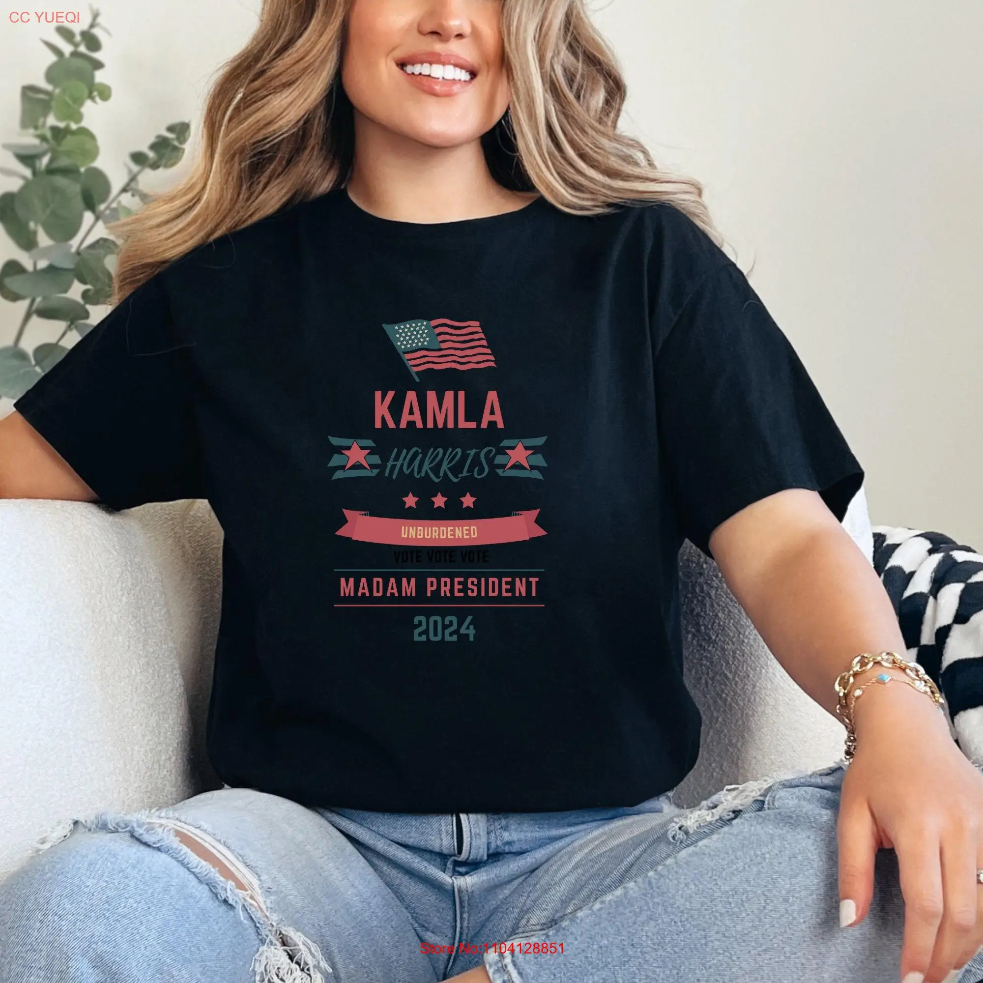 Kamala 2024T Shirt Harris 2024 for President Election 24 LeftisT T White House Race Political long or short sleeves